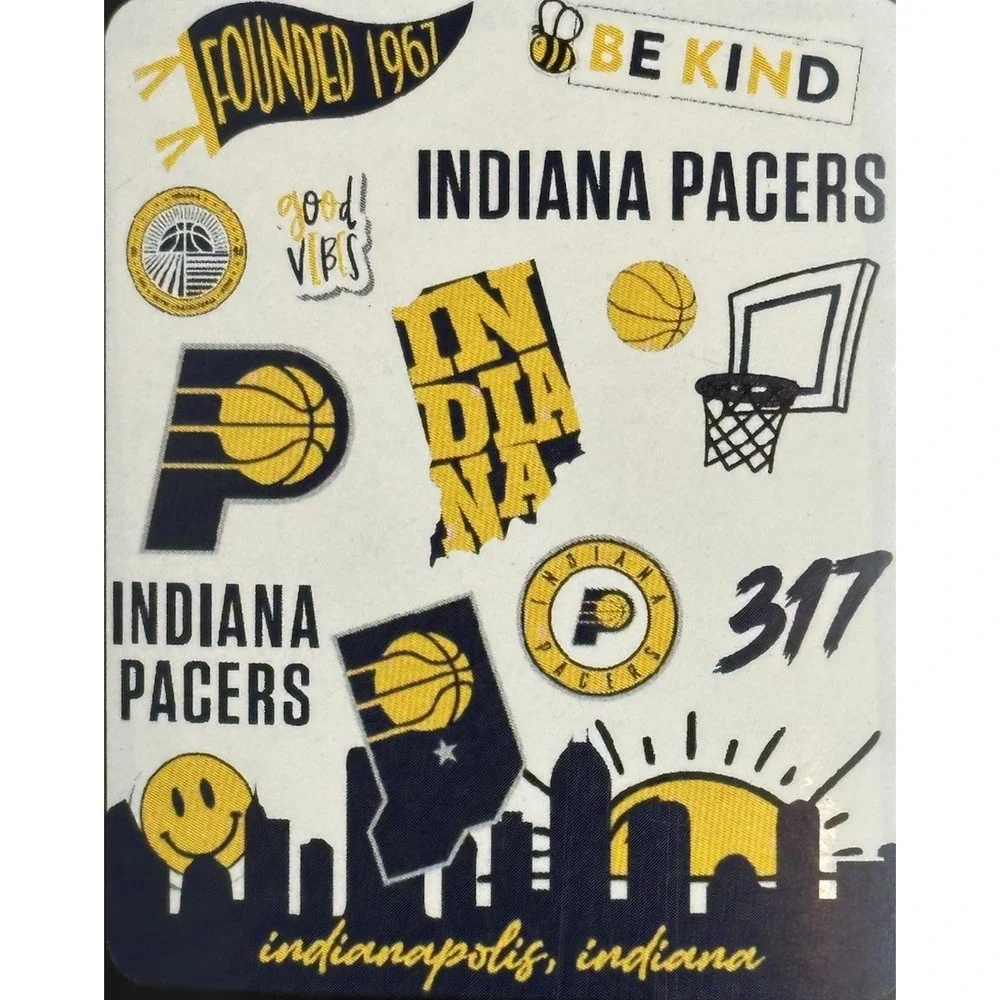 Indiana Pacers Logo Brands Classic Fleece Throw, New